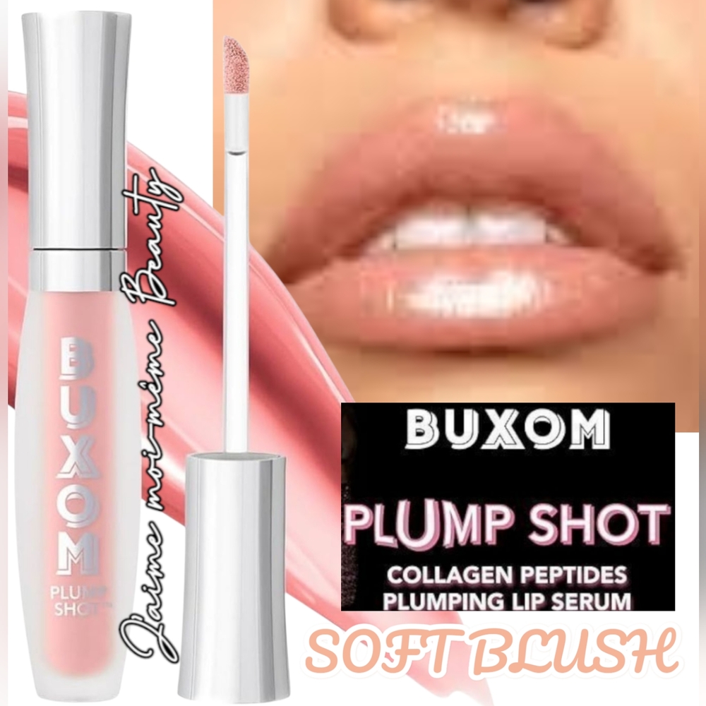 Buxom Sheer Tint Collagen Infused Plumping Lip Serum In Soft Blush (Rose Pink)